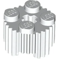 Brick Round 2 x 2 [Grill] / White