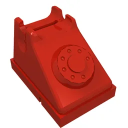 Fabuland, Equipment Telephone Base / Red