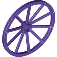 Wheel Wagon Giant (56mm D., 7 studs Dia.) / Dark Purple