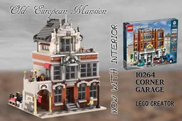 10264 - Old European Mansion with Interior V2