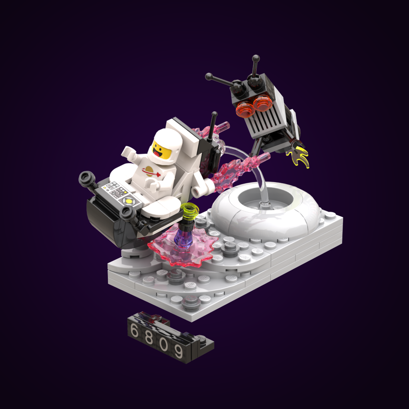 Lego Tribute to 6809 - XT-5 and Droid