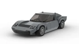1966 Lamborghini Miura P400 dark gray