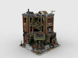 Lego set 10264 corner garage apocalypse version