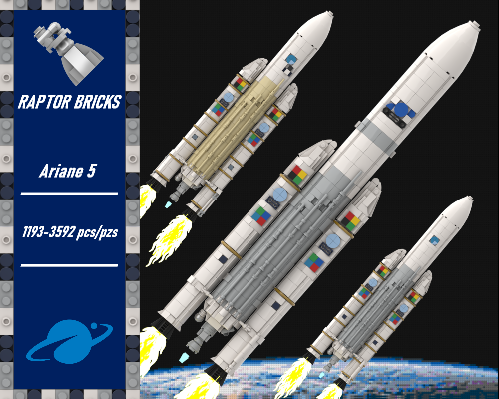 Lego Ariane 5 Collection (Saturn V Scale)