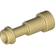 Lego Equipment Telescope / Torch / Spyglass, Support Round 1 x 1 x 1 2/3 / Tan