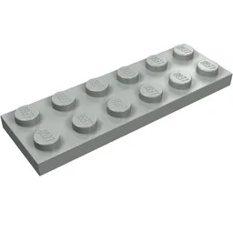 Plate 2 x 6 / Light Gray