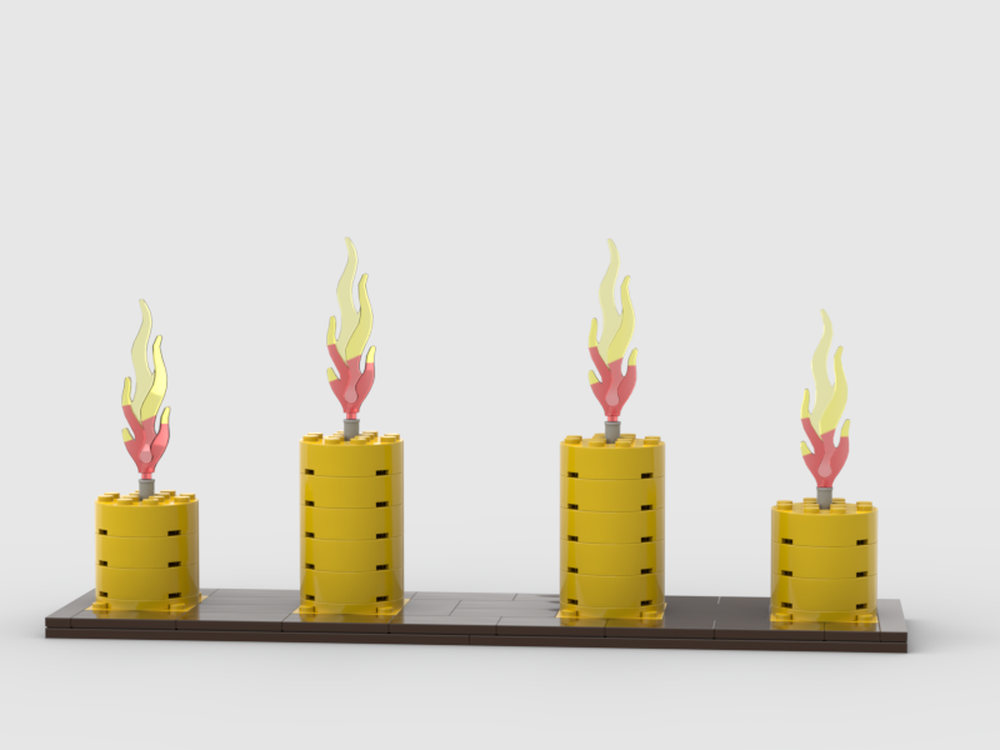 Lego Advent wreath