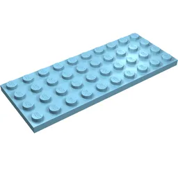 Plate 4 x 10 / Sky Blue