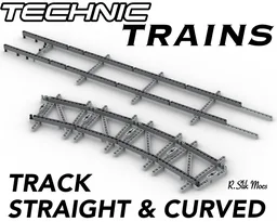 Train Track: Straight and Curved V2