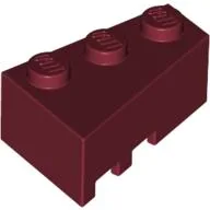 Brick Wedged, Angled 3 x 2 Right / Dark Red