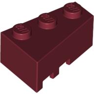 Lego Brick Wedged, Angled 3 x 2 Right / Dark Red