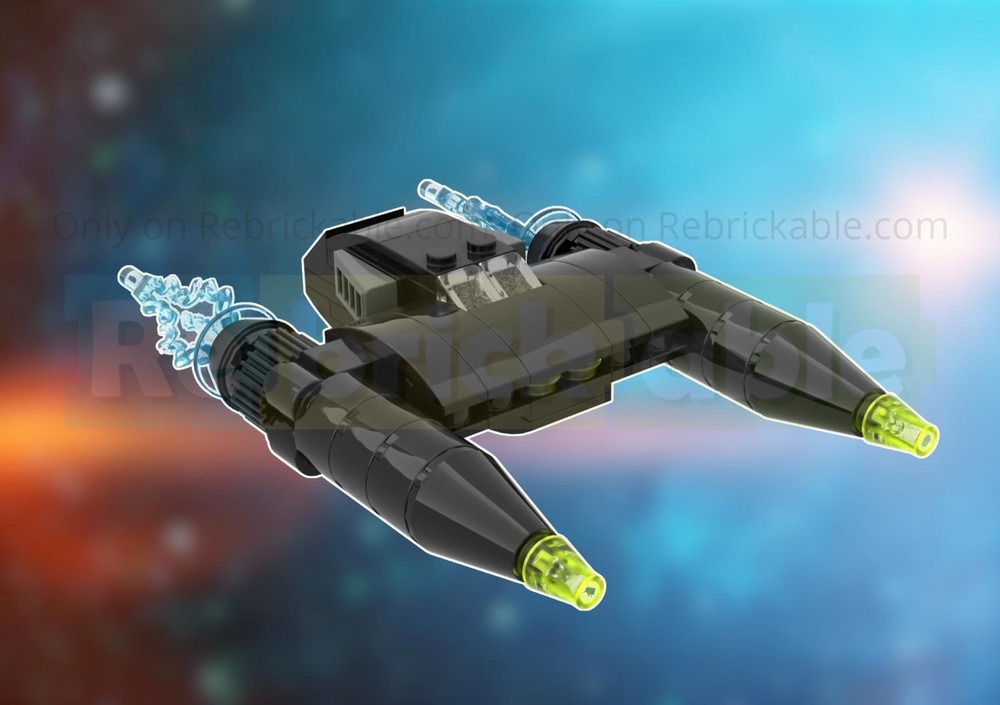 Lego DARK FLY - MICROSCALE SPACESHIP