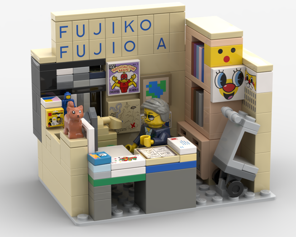Lego Tribute to Japanese Manga Artist : Fujiko Fujio A