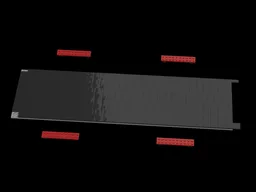 Modular drag strip middle piece