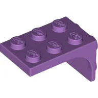 Bracket 2 x 3 - 2 x 2, Curved Sides / Medium Lavender