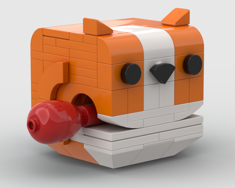 Lego kitty wood fish