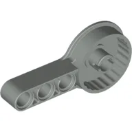 Technic Rotation Joint Disk with Pin and 3L Beam Thick / Light Gray