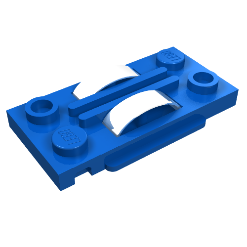 Lego Wire with Train Track Contact Base, 97cm / Blue
