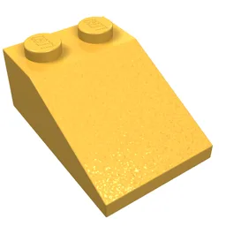 Brick Sloped 33° 3 x 2 / Bright Light Orange