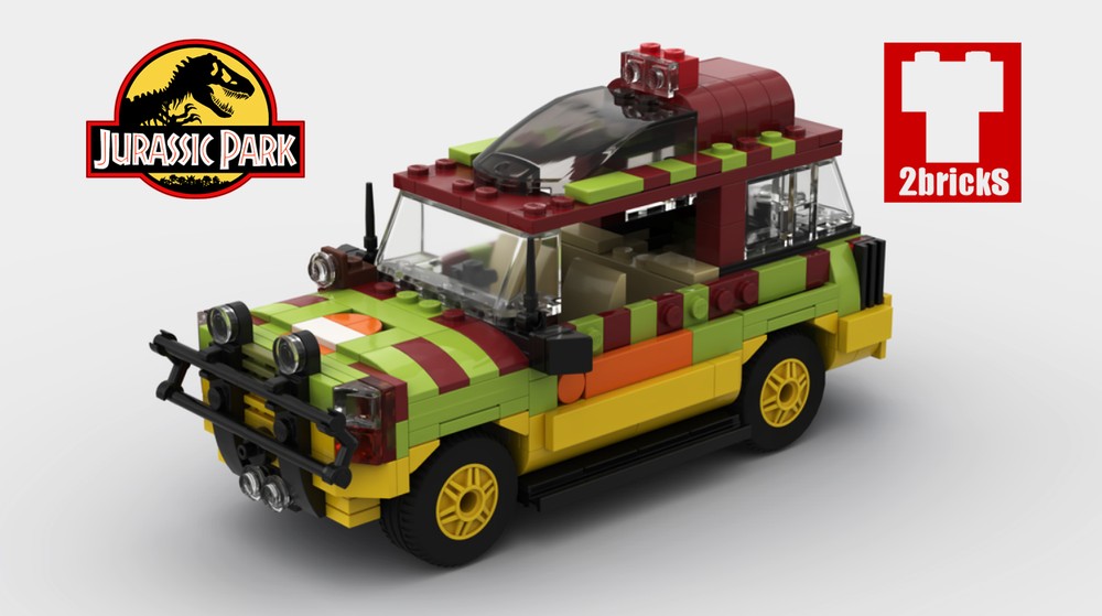 Lego Jurassic Park Explorer - minifig scale!