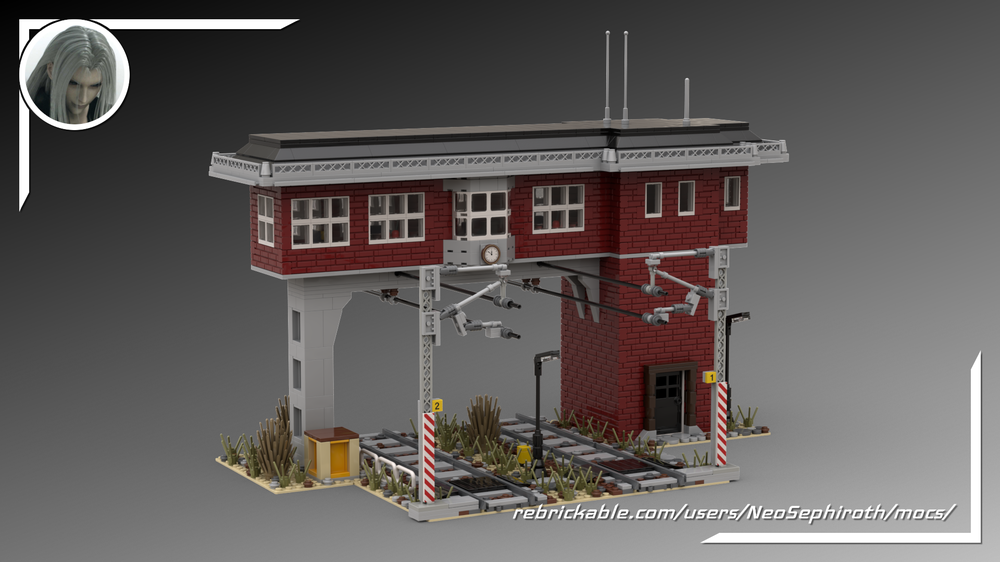 Lego Interlocking plant / signal box Aachen