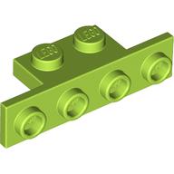 Lego Bracket 1 x 2 - 1 x 4 [Square Corners] / Lime