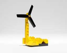Windmill and waterfall