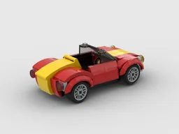 Red roadster