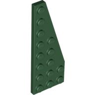 Lego Wedge Plate 8 x 3, 22° Right / Dark Green