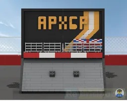 F1 Wall Display (APXGP F1 Movie)