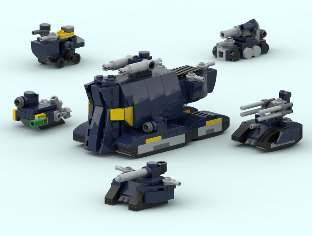 Lego Xylvania Micro Ground Vehicles Pack