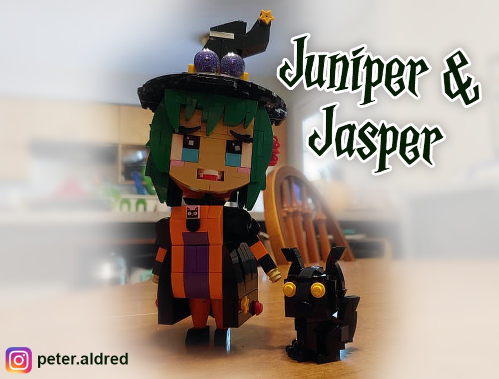 Lego Juniper the Witch and Jasper the Cat