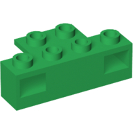 Lego Light Prism Brick, Train, 1 x 4 Holder / Green