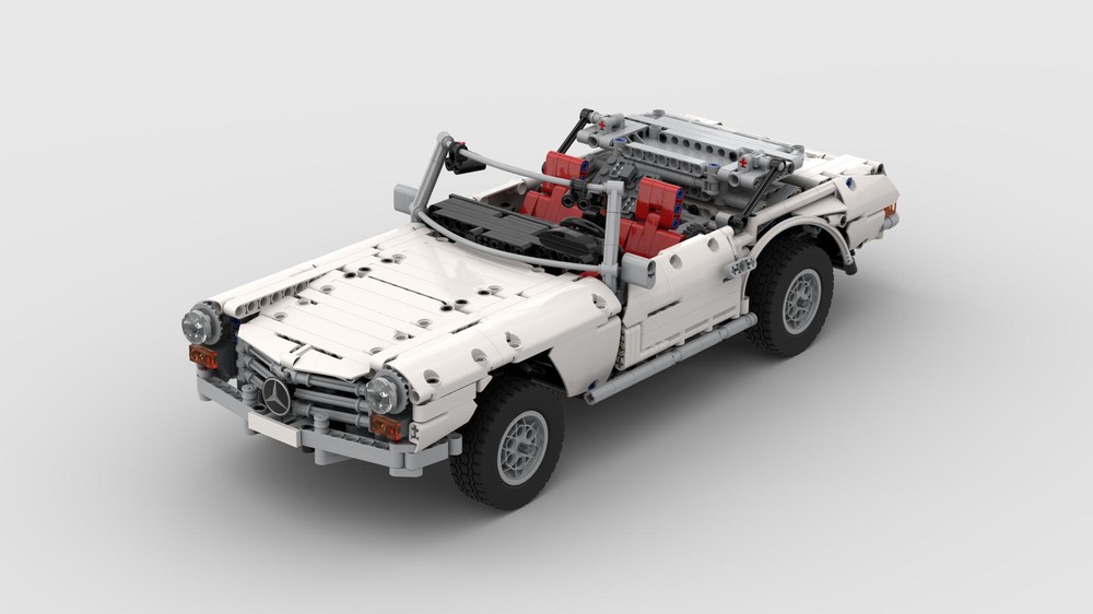 Lego Mercedes 280SL with retractable roof