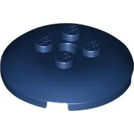 Dish 4 x 4 with 4 Studs / Dark Blue