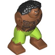 Lego Body Giant with Lime Pants Pattern, Maui Print