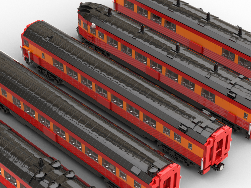 Lego 1:48 Southern Pacific “Daylight” Five Car Set