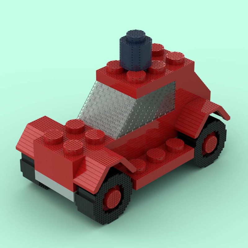Lego Supersized Scale Classic Town Fire Chief's Car (No.602)