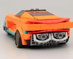 Cyberpunk car - Orange