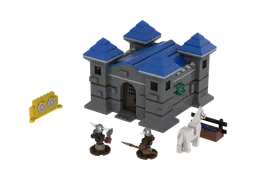 Human Barracks – Warcraft 3 Inspired LEGO MOC | Training Yard & Detailed Interior for fans of World of Warcraft