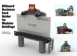 Billboard Business Card Holder for Modular Buildings