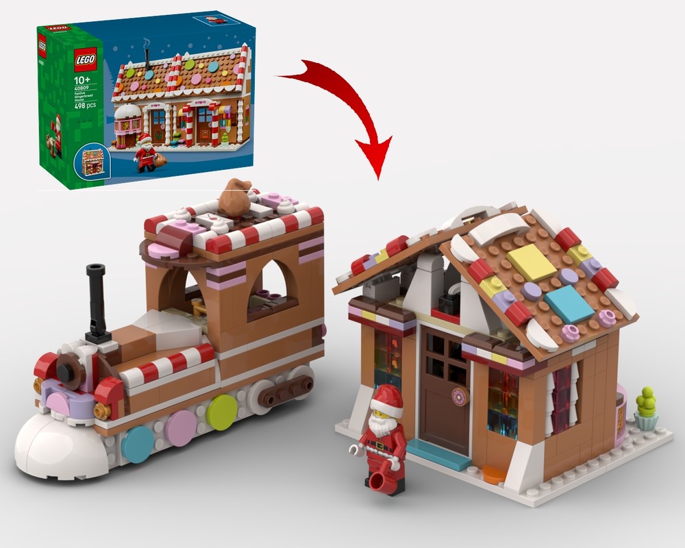 Lego 40809 Gingerbread Train