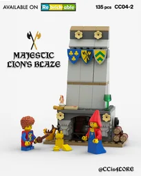 Majestic Lion's Blaze