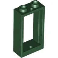 Window 1 x 2 x 3 Flat Front / Dark Green