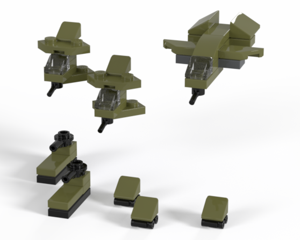 Lego Halo - Micro UNSC Vehicles