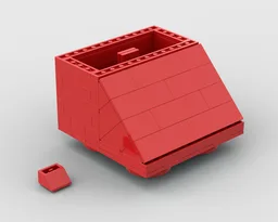 Upscaled inverted 45° slope