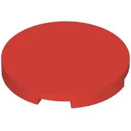 Tile Round 3 x 3 / Red