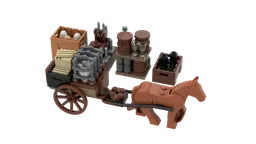 Castle Cart with Swappable Containers