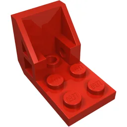 Bracket 3 x 2 - 2 x 2 [aka Space Seat] / Red