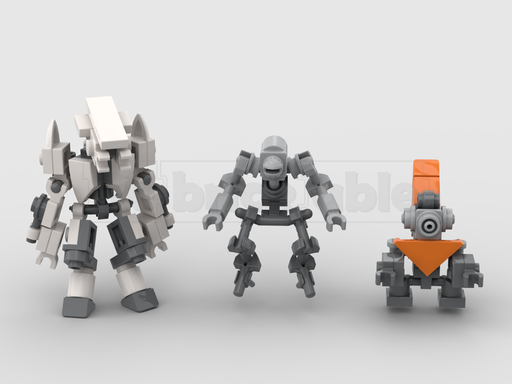 Lego [Halo] Covenant Species Group 1 (Elite, Jackal, Grunt)